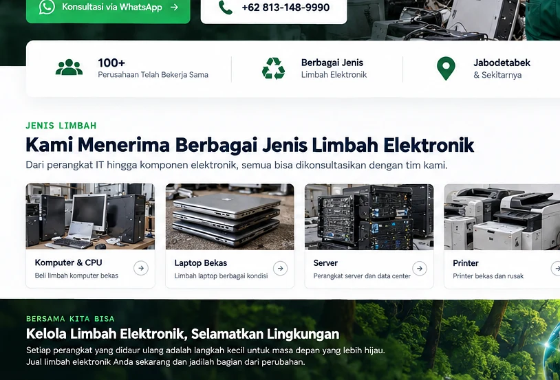 Proses dan material limbah pcb elektronik