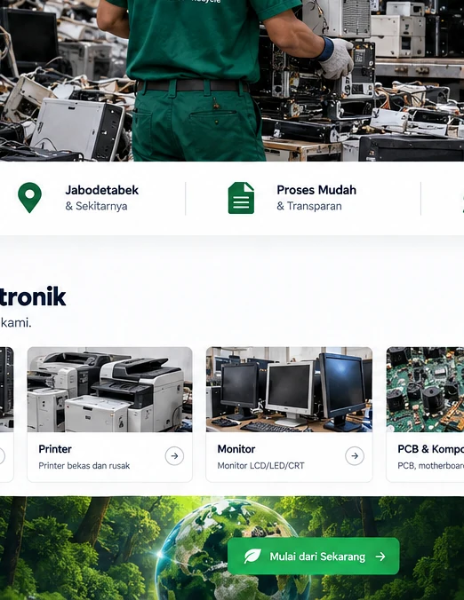 Proses dan material limbah printer