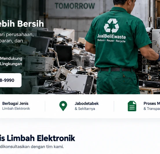 Proses dan material limbah server