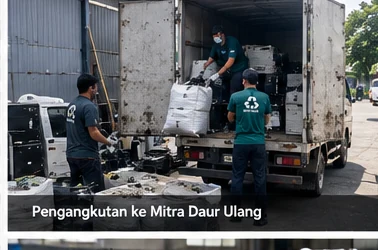 Dokumentasi dalam proses pengelolaan limbah elektronik