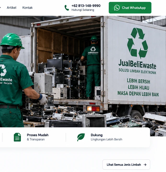 Proses dan material disposal limbah elektronik
